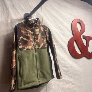 Magellan Camo Kids Jacket with Green Fleece
